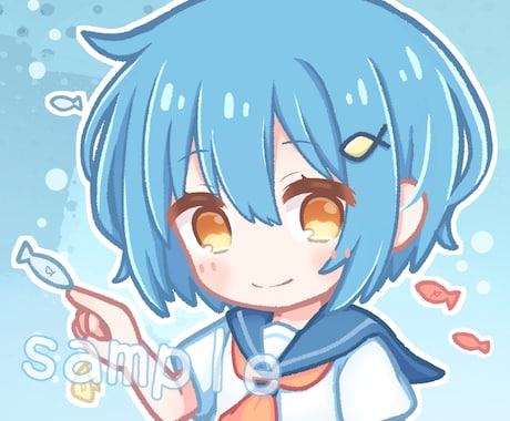 ほんわかしたアイコンイラストお描きします 落書き風のイラストがお好きな方に イメージ2