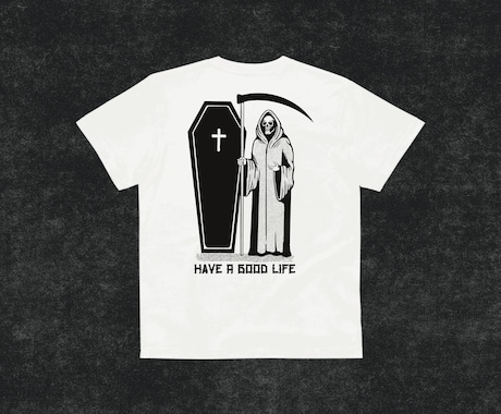 オリジナルTシャツやグッズ等デザインします インクの手描き感のあるイラストで表現します イメージ2