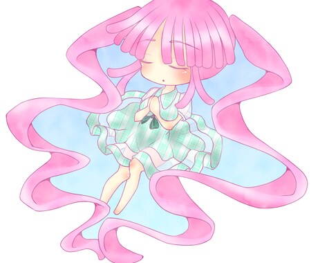SNS用の女の子アイコンを描きます デジタルで女の子のイラストを描きます イメージ2