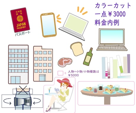 かわいい～リアルまで◆伝わるイラスト描きます 商用OK! 動物・静物・ファンタジー・建物・食べ物なんでも可 イメージ2