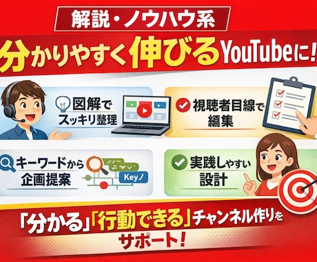解説・要約系YouTubeを分かりやすく編集します