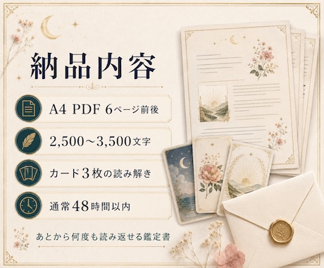 曖昧な関係の本音をPDF鑑定します 相手の温度感と今後の距離を整理します イメージ2