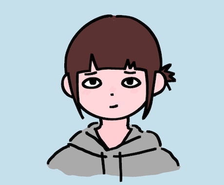アイコンイラスト描きます 1000円で！シンプルで線でポップな色合いに仕上げます イメージ1