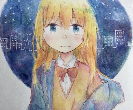 透明水彩でイラストを描きます 鮮やかな色彩で可愛いイラストをお届けします！ イメージ2