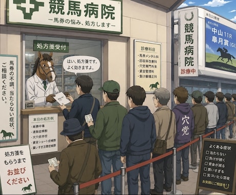 競馬で回収率にお悩みの方へ！処方箋をお出しします 競馬で赤字続きの方必見！改善する為のアプローチを教えます イメージ1