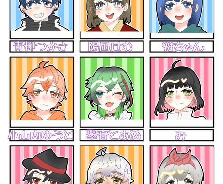 可愛いSDキャラを描きます SNSのアイコンにしたり、グッズ作成できる商用利用可能！ イメージ2