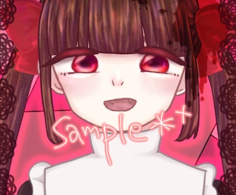SNSで用アイコン お描きします