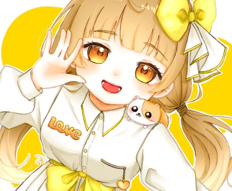 歌ってみた、グッズ、アイコン描きます 差分(表情、手)は無料！ミニキャラの場合半額！ イメージ2