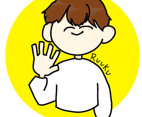 髪型、洋服、ほっぺ、ポーズなどは変更可能になります アイコン描きます！～あなただけのアイコン～ イメージ1