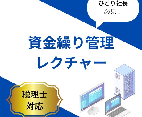 資金繰り管理のやり方をレクチャーします 現役税理士が直接ご対応いたします！ イメージ1