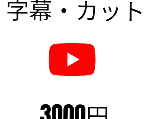 字幕とカットをします どんな動画でも3000円で承ります。 イメージ1