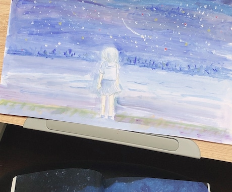 空想の世界、リラックスする世界を描きます 景色、人、空、花、イラスト、自然色々ご要望にて描きます イメージ2