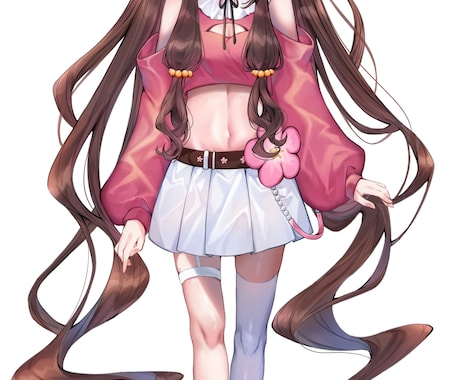 修正無制限！可愛い女性キャラクターデザイン描きます 鮮やかな塗りが得意！細かい装飾にもこだわった女の子を描きます イメージ1