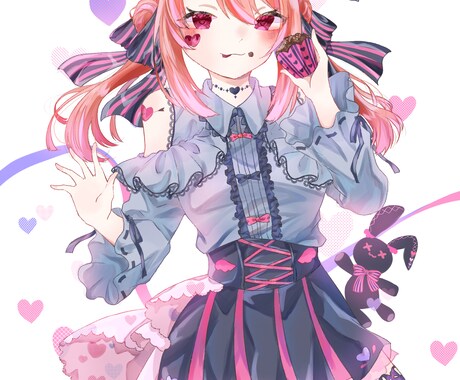 イラストを制作します イラストやアイコン、立ち絵など イメージ1