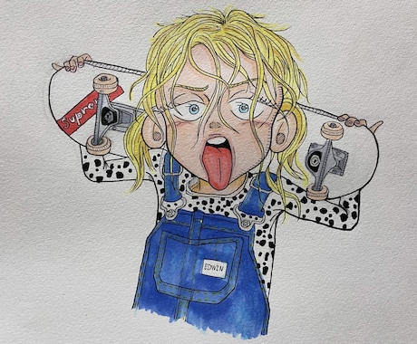 アナログならではの温かみのあるイラスト描きます コピック着色のイラストを描きます。 イメージ1