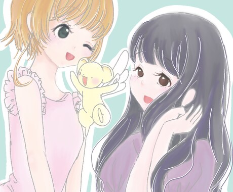 イラスト、アイコン描きます アニメ系が得意ですが描くの大好きなのでまずは相談ください♪ イメージ2