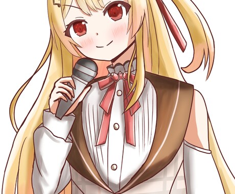 女の子のイラストやアイコンを描きます イメージ1