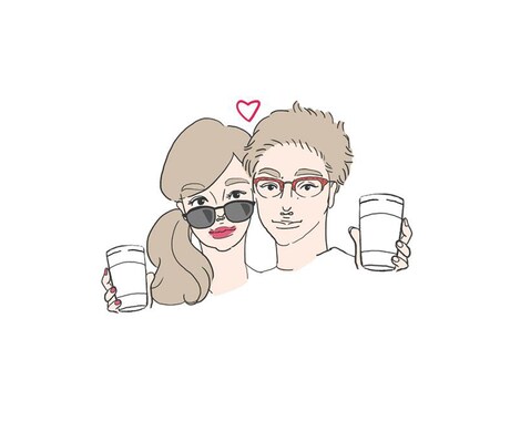ペットOK！おしゃれにアレンジした似顔絵かきます 記念日やプレゼントにも♡雑貨イラストを手掛けるプロがお届け イメージ2