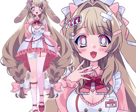 平成レトロな可愛いイラスト描きます アニメ塗りで懐かしさのある絵柄！ イメージ2