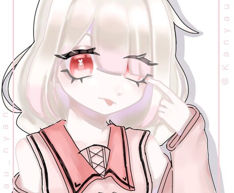 かわいい人物イラストお描きいたします アイコンや1枚絵 動画サムネイル等の商用利用目的も！！ イメージ2
