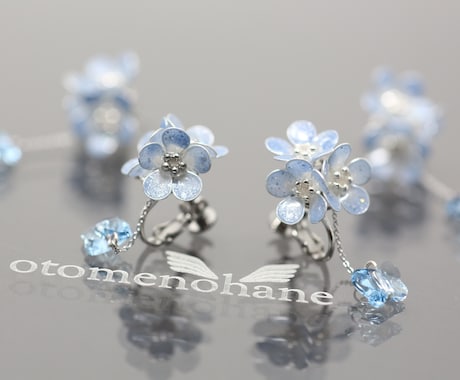 好きなお花のアクセサリーを制作します ピアス、イヤリング、ブローチなど、お好きなアクセサリーに。 イメージ2
