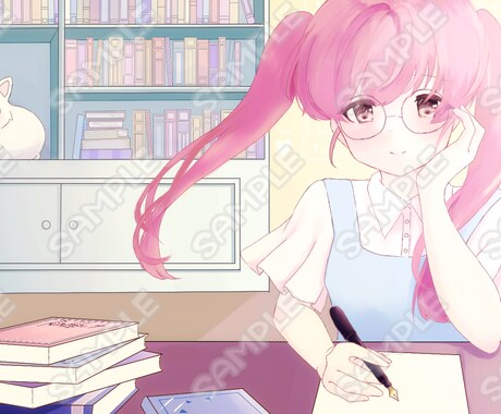 アイコン、サムネイル用のイラスト描きます かわいいほんわかしたイラストが得意です！ イメージ2