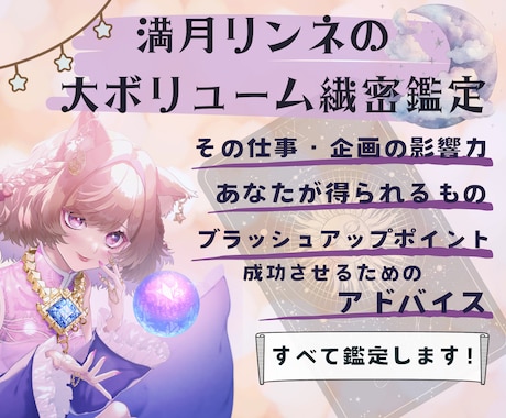 絶対に成功させたい仕事がある！成功率を上げます 企画やプロジェクトに、現実的な占いで大成功への秘訣を教えます イメージ1