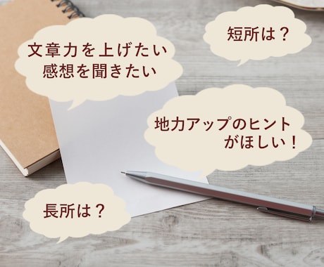 現役小説家が原稿を通読し、改善点をアドバイスします 小説はもちろん文章全般のブラッシュアップを求める方へ イメージ2