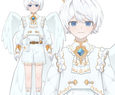 IRIAMにも◎キービジュアル・立ち絵承ります プラス料金で衣装デザイン、1からのキャラデザも可能です♬ イメージ2