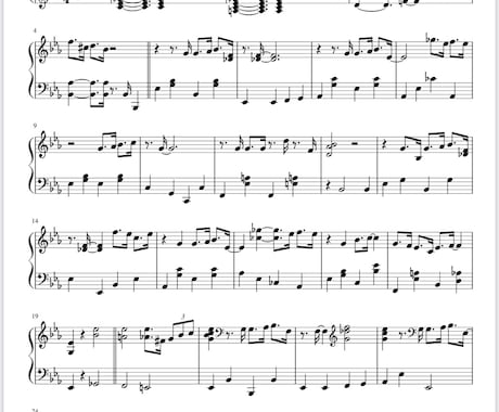 綺麗な楽譜データ制作します リハで使えるプロ仕様の綺麗な楽譜を イメージ1