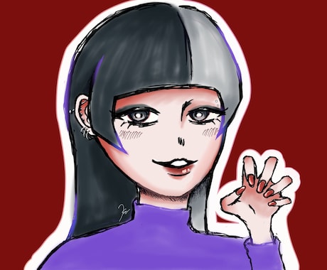 POPで可愛い似顔絵描きます イメージ1