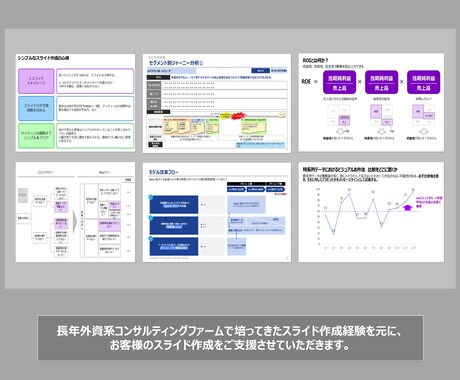明確でわかりやすい資料作成代行します 現役コンサルタントによる丁寧・迅速・高品質な資料作成 イメージ2