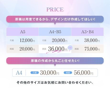 地域密着企業・店舗向け｜集客UPチラシを作成します おしゃれなだけで終わらない、効果的なチラシを作りたい方へ イメージ2