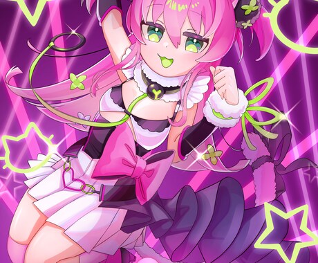 可愛い女の子のイラスト製作いたします 一枚絵からアイコンまで、動画用にも！ イメージ2