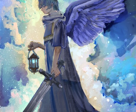 ファンタジーな一枚絵を描きます お客様のニーズに合わせた世界観の一枚絵を描きます イメージ2