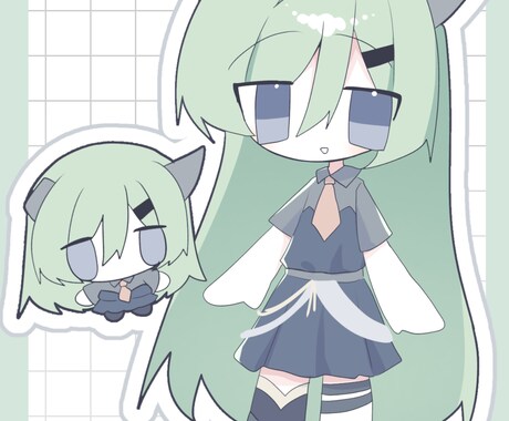 デフォルメイラストお描きします お安くかわいいイラストを描きます♪ イメージ2