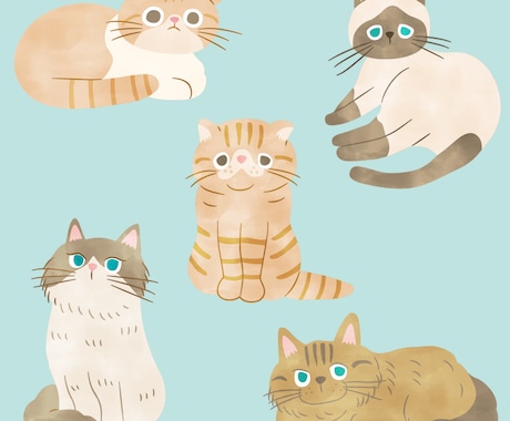 かわいくやさしい動物の水彩風イラスト描きます 挿絵やキャラクターデザインなど実績多数！挿絵やアイコンにも◎ イメージ1