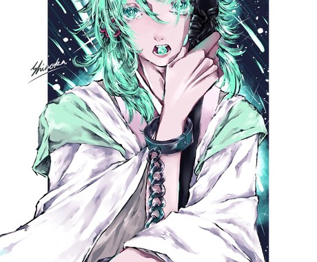 厚塗り風で格好良いイラストお描きします ❁アイコン❁TRPG❁歌ってみたなどに❁最短翌日お届け❁ イメージ2