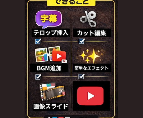 YouTubeショート動画編集します TikTok・リール動画編集も対応 イメージ2