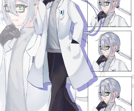 あなただけのTRPGキャラクター立ち絵を描きます あなたの理想の探索者をお描きします♩ イメージ2