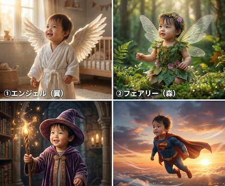 一生の宝物になる「ファンタジー動画」を制作します Family Fantasyお子様・ペットを魔法の世界へ！ イメージ2