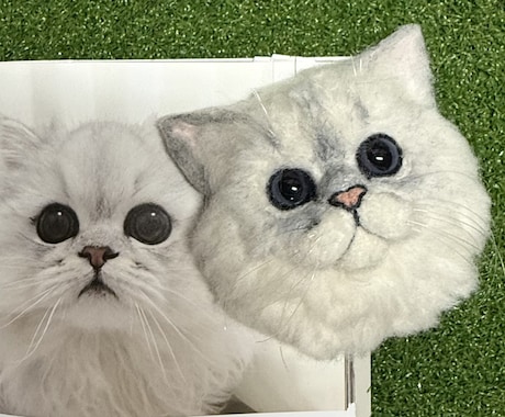 羊毛フェルトで世界に一つの愛猫犬アクセを作製します 世界に一つ　あなただけのオンリーワンをお楽しみ下さい♪ イメージ2