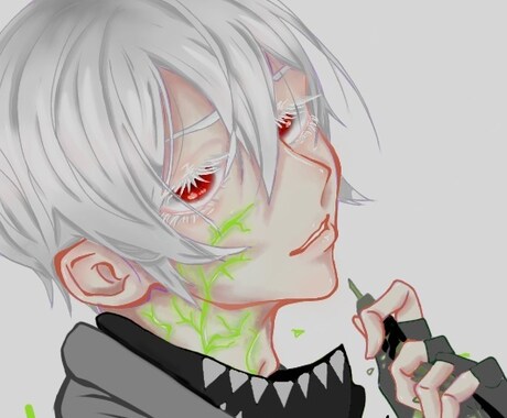 線画、キャラデザ、アイコン作成をします 周りとはひと味違う描き方とよく言われます イメージ2