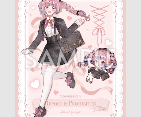 アイコン／似顔絵／キャラデザなど イラスト描きます 柔らかいタッチ、あたたかい色彩、水彩風が得意です！ イメージ2