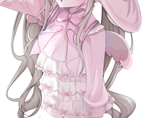 女性のイラストを描きます アイコンや歌ってみた等にオススメです イメージ2