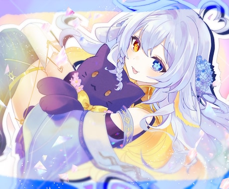 格安プラン！全身立ち絵を制作します 歌ってみた/MV/立ち絵◎表情差分は１パターンまで無料 イメージ1