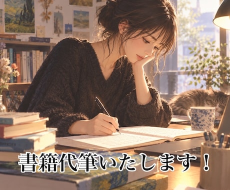 書籍・文章全般代筆いたします イメージ1