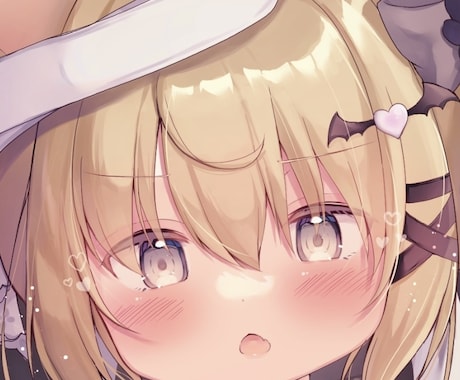 萌え系女の子のイラストアイコンを作成します イメージ1