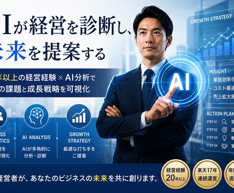 EC会社代表が業務AI化のチャット相談乗ります 診断レポート＋7日間のチャット相談・追加質問対応 イメージ1