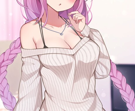 ふわふわ可愛い女の子イラストを制作します グッズ、サムネイル、MV等にどうぞ イメージ2